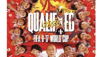 Timnas Indonesia untuk pertama kali lolos ke Piala Dunia U-17 via kualifikasi usai menang atas Yaman di Piala Asia U-17 2025. Timnas Indonesia U-17 mengalahkan Yaman 4-1 dalam lanjutan Grup C Piala Asia U17 2025 di Stadion Prince Abdullah Al Faisal Sports City, Senin (7/4/2025) malam. Kemenangan ini membuat Indonesia mengoleksi enam angka. Pada laga sebelumnya, anak asuhan Nova Arianto ini menang 1-0 melawan Korea Selatan. Foto: X.com