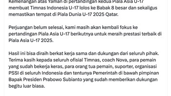 Erick Thohir pun mengucapkan selamat. Foto: X.com