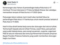 Timnas U-17 Lolos ke Piala Dunia 2025, Netizen Gegap Gempita