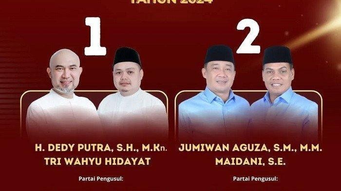 Paslon yang bersaing di PSU Bungo, Jambi.