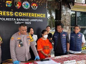 Pasangan Kekasih di Bandar Lampung Jualan Sabu untuk Modal Nikah