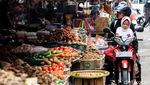 Potret Pasar Tradisional Usai Libur Lebaran