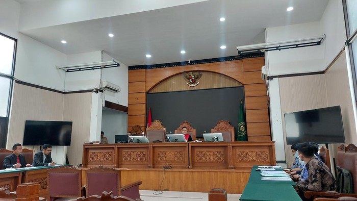 Sidang praperadilan Kusnadi terhadap KPK di PN Jaksel (Rumondang/detikcom)
