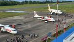 Momen Bersejarah! Super Air Jet Terbang Perdana di Buton