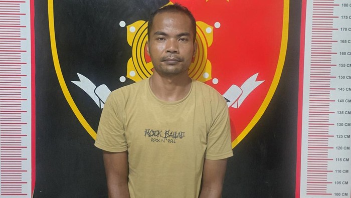 Tampang Al Muhsi, pelaku yang mencoba membegal sopir taksi online di Musi Rawas