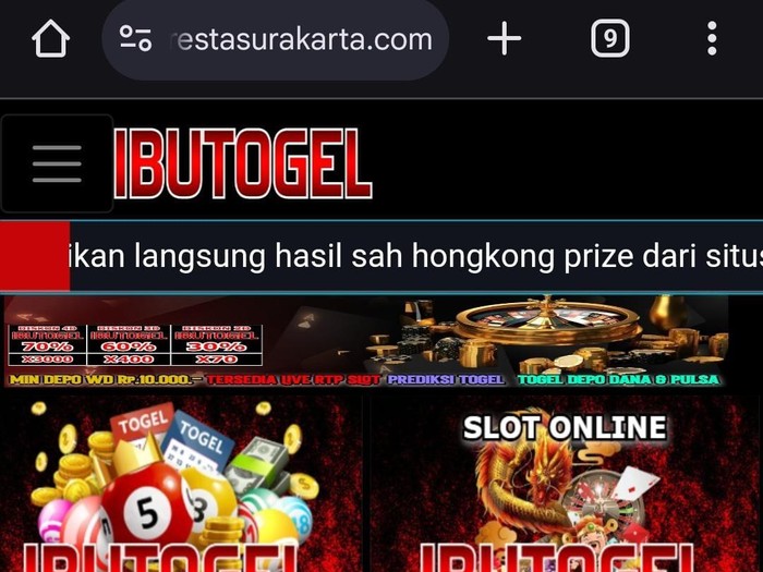 Tangkap layar situs https://polrestasurakarta.com/. Diunggah Selasa (8/4/2025).