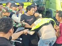 Ricuh Sopir Truk di Pelabuhan BBJ Lampung, Petugas Diserang