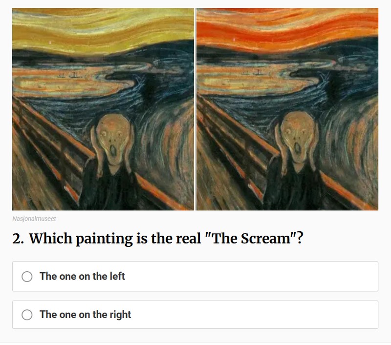 Kalau kamu penggemar lukisan klasik, dapatkah kamu membedakan mana lukisan asli dan KW-nya? Coba tulis di kolom komentar kamu benar berapa.