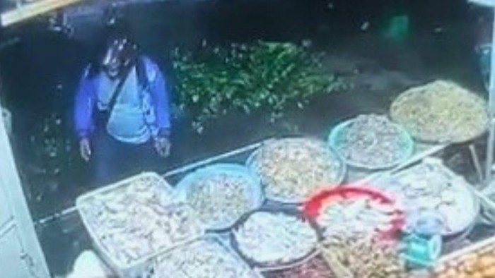 Terduga pelaku pencurian yang tertangkap kamera CCTV
