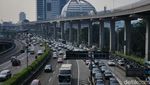Tol Dalkot Ramai Lancar di Hari Pertama Masuk Kerja Usai Libur Lebaran