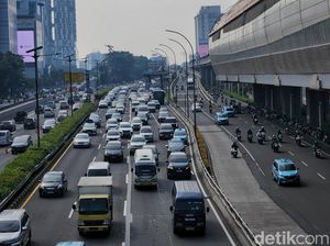 Titik-titik Kepadatan Arus Lalin di Tol Jabodetabek Pagi Ini