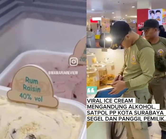 Viral Gerai Es Krim Beralkohol di Surabaya Disegel, Ini 5 Faktanya!