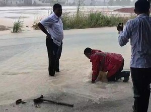 Anak 12 Tahun Tewas Terseret Arus Gorong-gorong di Tanjungpinang