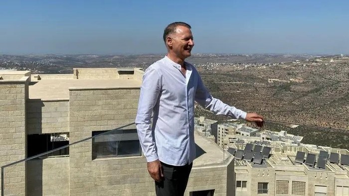 Bashar Masri, a prominent Palestinian-American businessman and founder of Rawabi, the first planned Palestinian city in the West Bank, poses during an interview with Reuters in Rawabi, October 5, 2020. (File photo: Reuters)