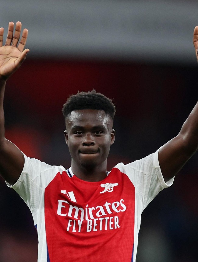Selangkah Lagi Bukayo Saka Pecahkan Rekor Gaji di Arsenal