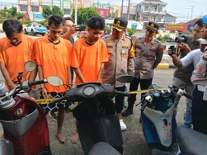 Polisi Tangkap Pemuda Pencuri Motor Bhabinkamtibmas di Serang