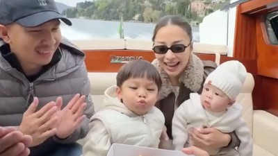 7 Foto Ultah Issa Xander Anak Nikita Willy, Dirayakan Sederhana di Italia