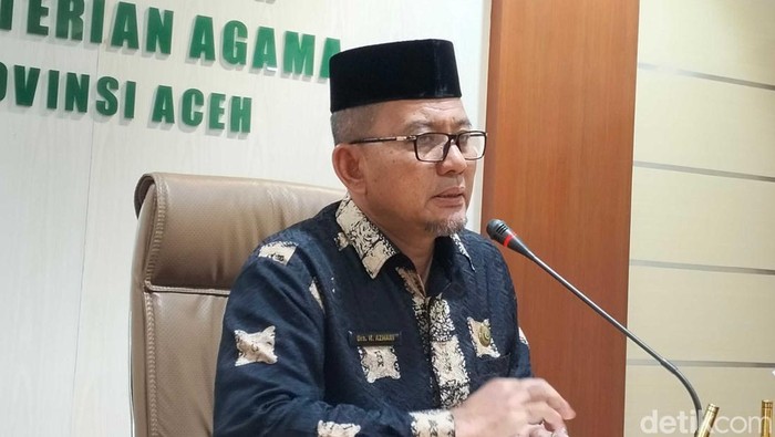 Kakanwil Kemenag Aceh Azhari. (Agus Setyadi/detikSumut)