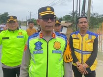 Jalintim Muba Ditutup karena Banjir, Kapolres: Belum Aman Dilewati