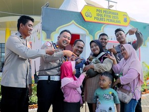 Puso Kucing Pemudik yang Hilang Kembali Pulang Berkat Polres Pemalang