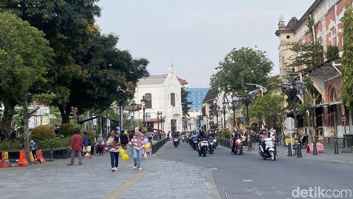 Kota Lama Semarang, Kelurahan Tanjung Mas, Kecamatan Semarang Utara, Kota Semarang, Rabu (9/4/2025).