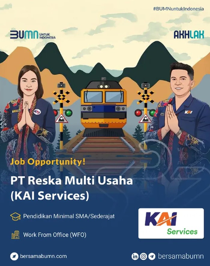 Lowongan kerja BUMN KAI Services April 2025.