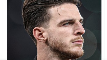 Dengan dua gol indah tendangan bebas ke gawang Madrid, Declan Rice membayar lunas harga transfernya yang mahal. Foto: X.com