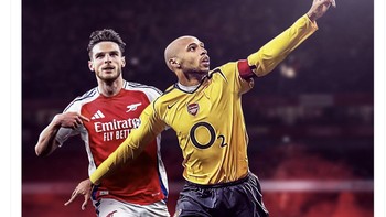 Arsenal sejak dulu memang oke saat melawan Real Madrid. Foto: X.com