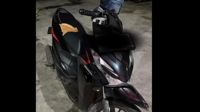 Motor sewaan WNA Rusia yang hilang di Palembang berhasil ditemukan.