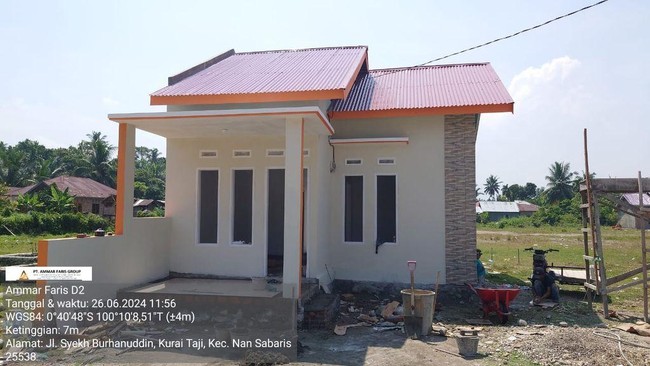 Daftar Rumah Mulai Rp 150 Juta-an di Nan Sabaris Sumbar