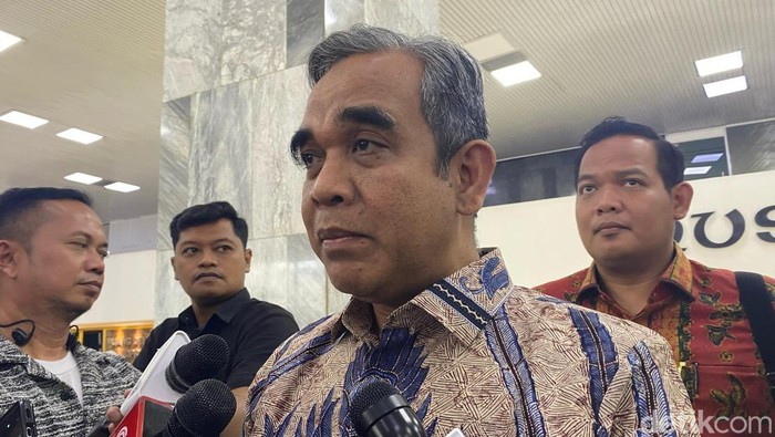 Sekjen Gerindra Ahmad Muzani. (Dwi Rahmawati/detikcom).