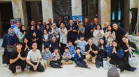 Acara ulang tahun Sissy Prescillia yang sederhana, tapi bermakna ditutup dengan makan malam keluarga. Foto: dok. Instagram Rifat Sungkar