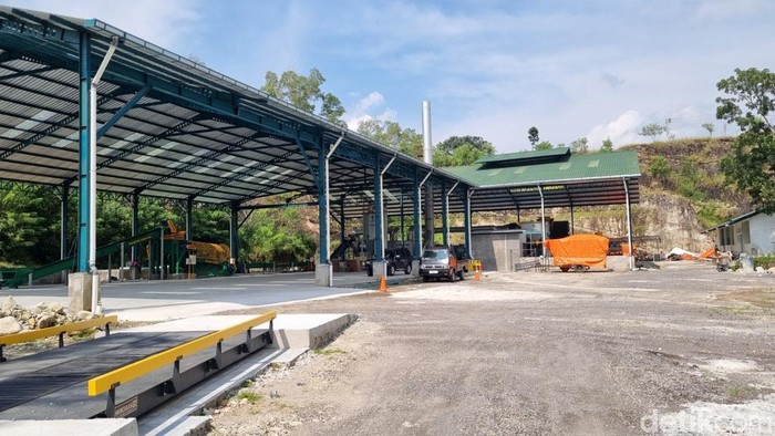 Suasana di ITF Bawuran, Bantul, yang masih belum beroperasi, Rabu (9/4/2025).