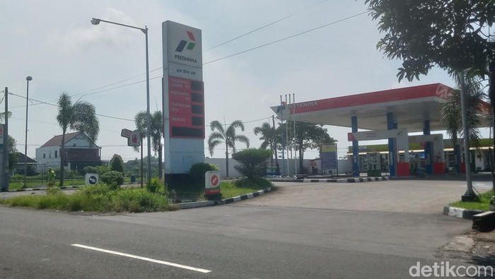 Suasana SPBU Trucuk Klaten yang terkait kasus pertalite campur air, Rabu (9/4/2025). Suasana SPBU Trucuk Klaten yang terseret kasus pertalite campur air, Rabu (9/4/2025).