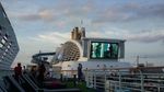 Pemandangan Sunset Cantik dari Atas Kapal Pesiar, Tak Ada Duanya