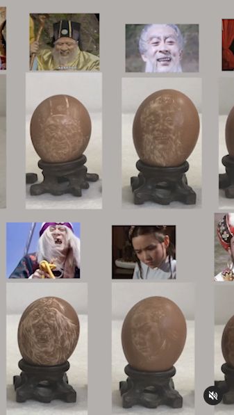 ukiran telur raih rekor dunia