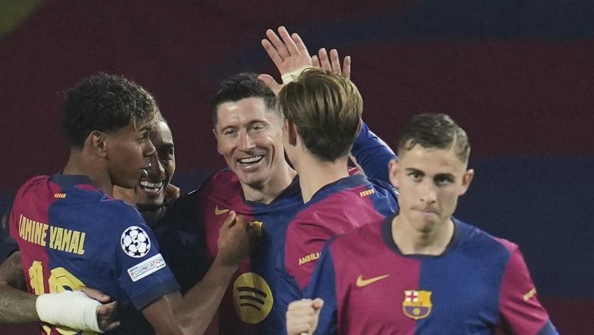 Barcelona akan menghadapi Inter Milan di Liga Champions. (Foto: AP/Emilio Morenatti)