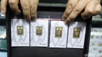 Habis Anjlok, Harga Emas Antam Tiba-tiba Lompat Rp 45.000