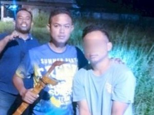 Pria Kupang Dibacok Saat Nongkrong di Atas Tanggul, Tangan Kiri Luka Parah