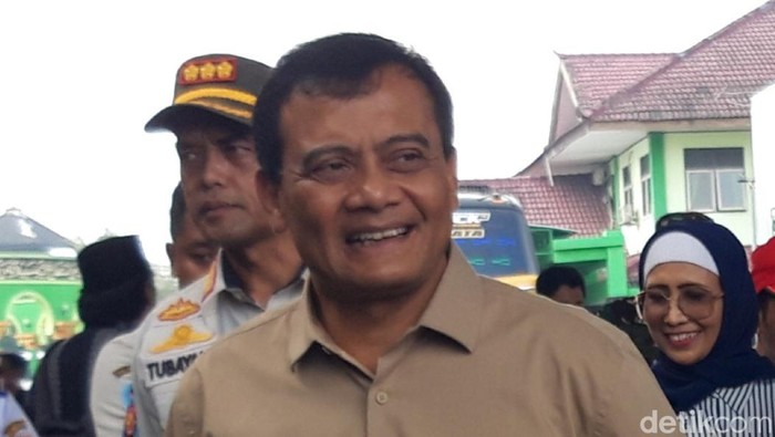 Gubernur Jateng Ahmad Luthdi di Boyolali, Kamis (10/4/2025).