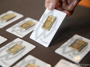 Harga Emas Antam Hari Ini Naik Tipis, Kini Dipatok Rp 1.886.000 per Gram