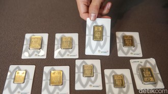 Duh! Harga Emas Antam Hari Ini Turun