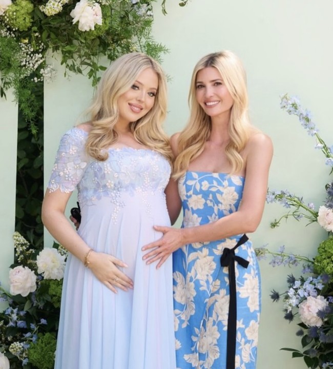 Ivanka Trump menjadi tuan rumah baby shower mewah untuk adiknya, Tiffany Trump. Acara bertema Peter Rabbit itu berlangsung dalam rangka gender reveal sang adik. Foto: dok. Instagram @ivankatrump