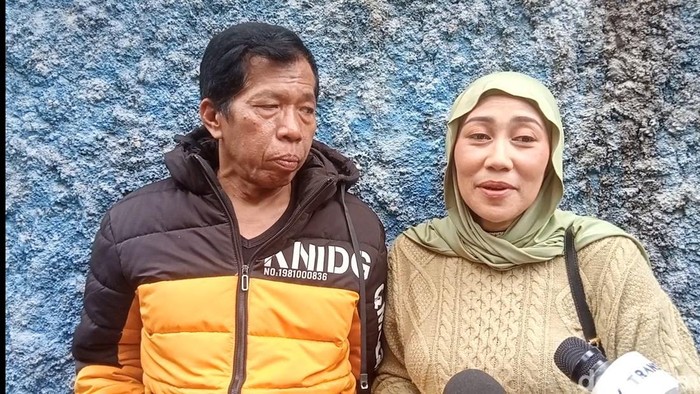 Kiwil dan istrinya, Venti saat ditemui di kawasan Jakarta.