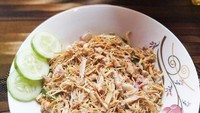 Tak hanya buahnya, ada hidangan bernama karuk yang mengolah kembang durian menjadi makanan enak. Namun pohon durian yang semakin sedikit di Jakarta membuat makanan khas Betawi ini jarang disajikan lagi. Foto: Istimewa