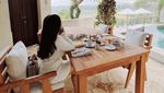 Mutia Ayu Saat Menikmati Pasta hingga Sarapan di Bali