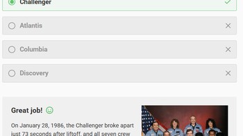 Pada 28 Januari 1986, Challenger hancur 73 detik setelah lepas landas. Tujuh orang kru jadi korban. Foto: via Bored Panda