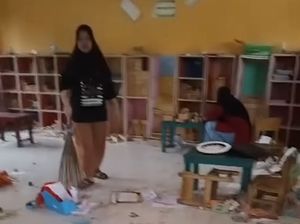 Video: Viral Gedung Sekolah TK di Pelalawan Riau Jadi Lokasi Pesta Sabu dan Miras