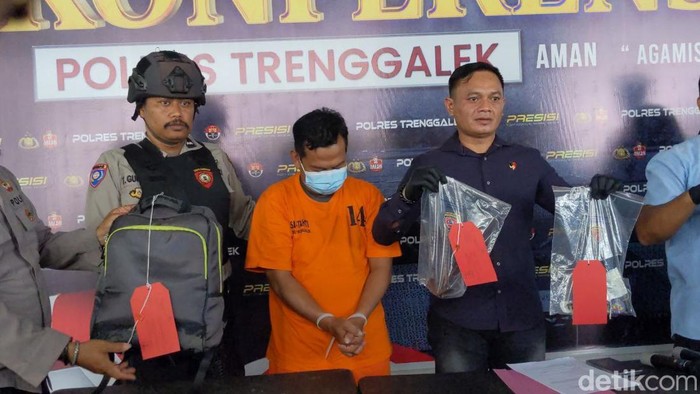 Pelaku pembunuh ibu dalam kamar hotel di Trenggalek