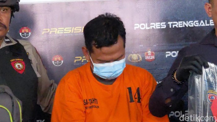 Pelaku pembunuh ibu dalam kamar hotel di Trenggalek